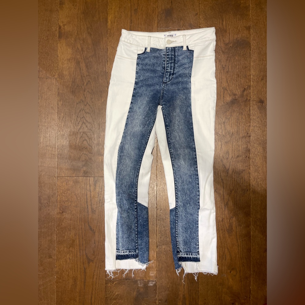 paige two color jean